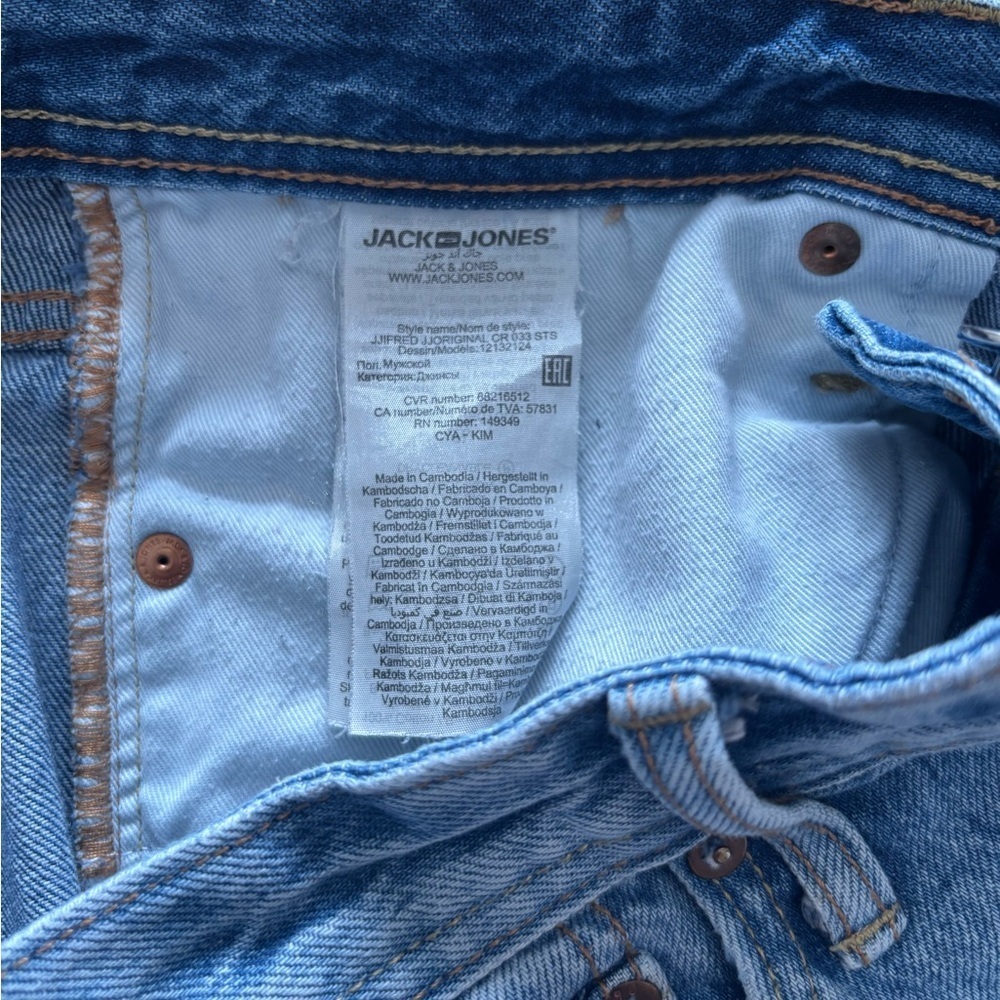 Jack & Jones JJORIGINAL SBD 625 TAPERED FIT JEANS - Picture 10 of 10